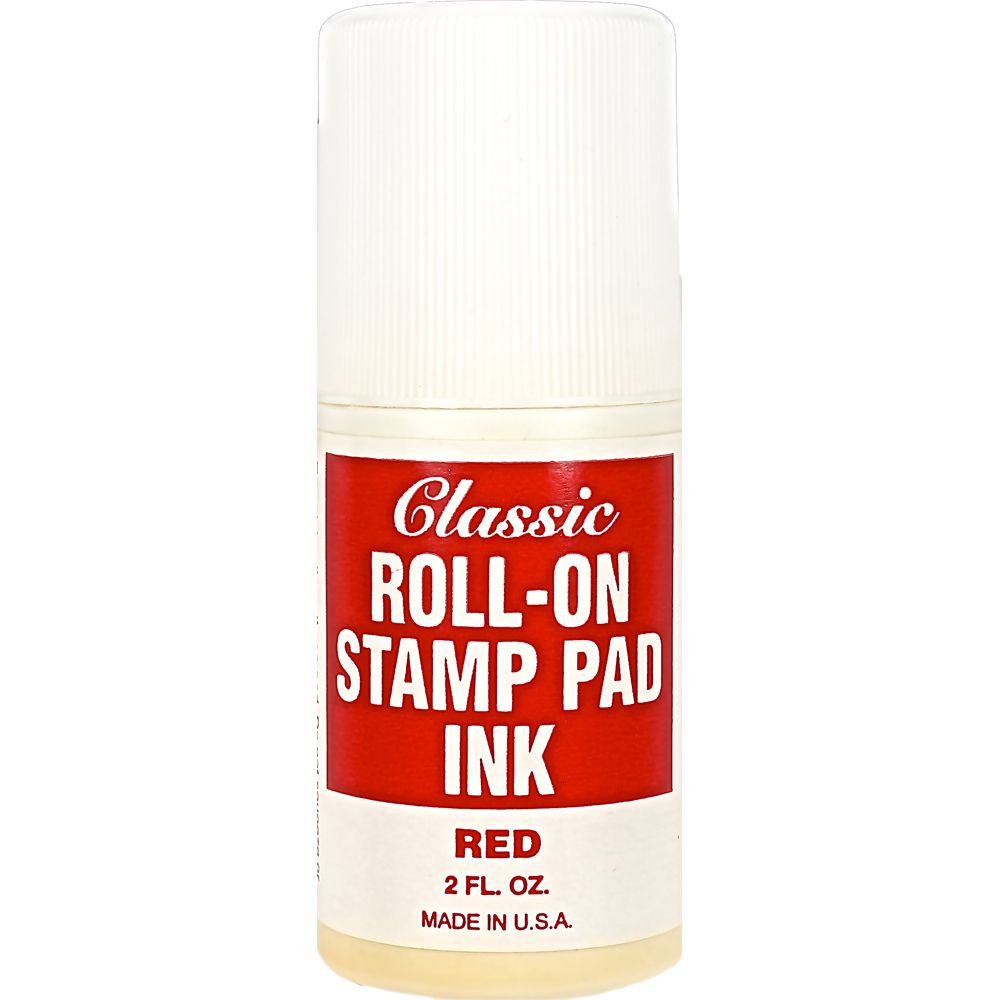 Classic Ink  Roll-on 2oz Red  3620    F101915R01ZR