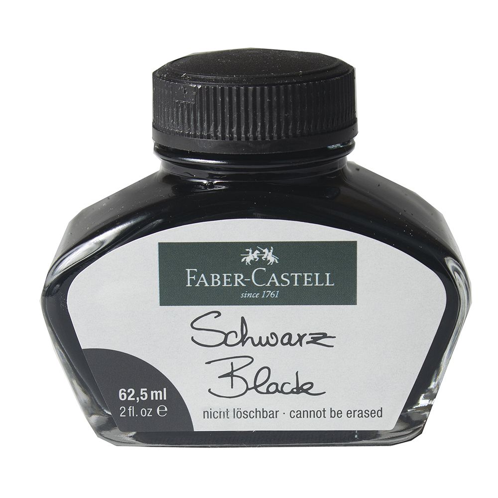 Faber Castell Ink Bottle  Black 62.5ml   148700