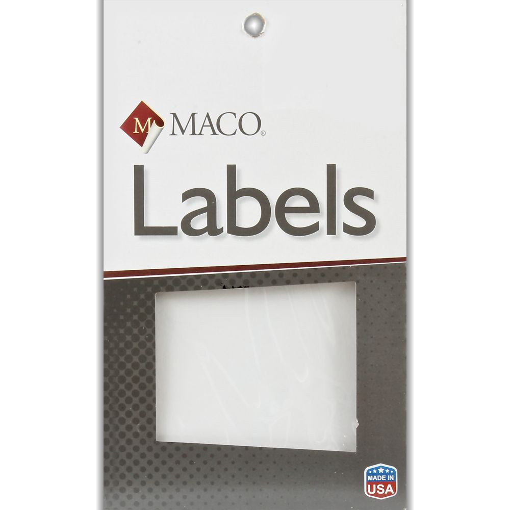 Maco Label  4 in x 6 in  White            MS-6496