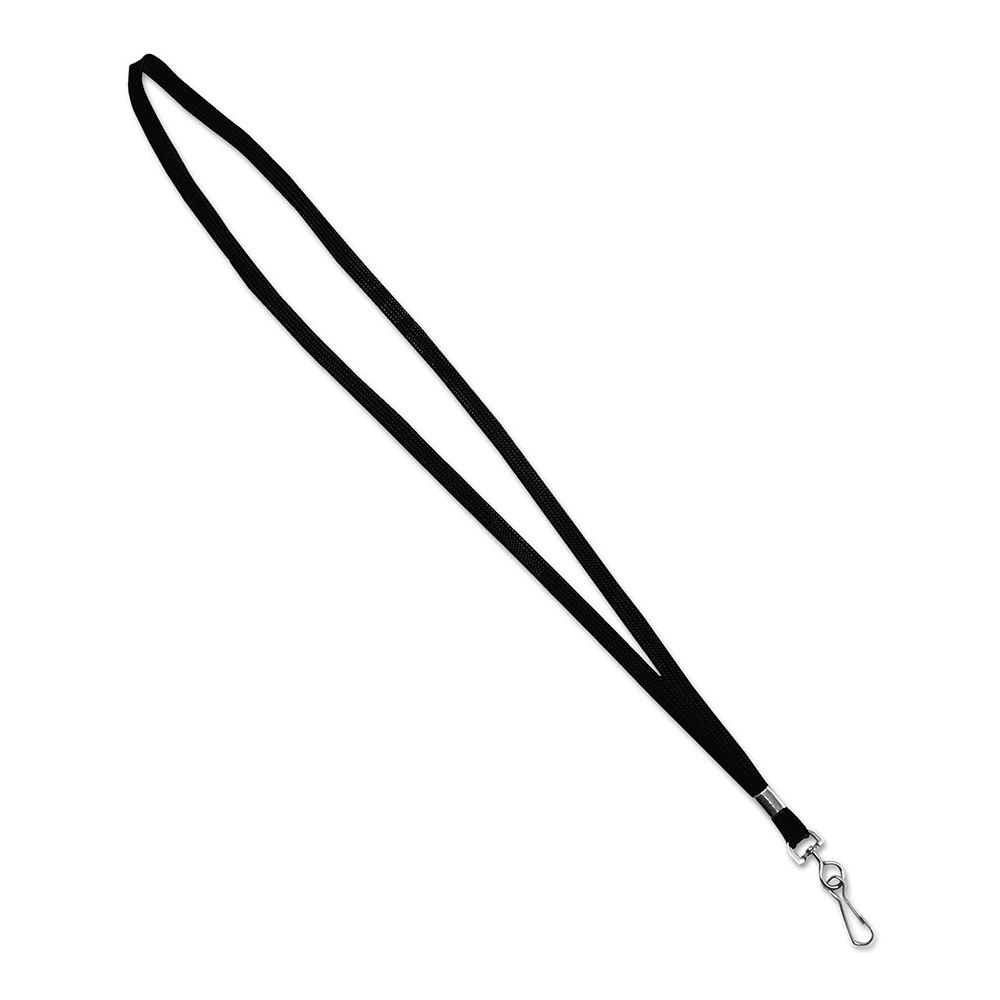 Advantus Lanyard Swivel Hook  36 in  Black  75424