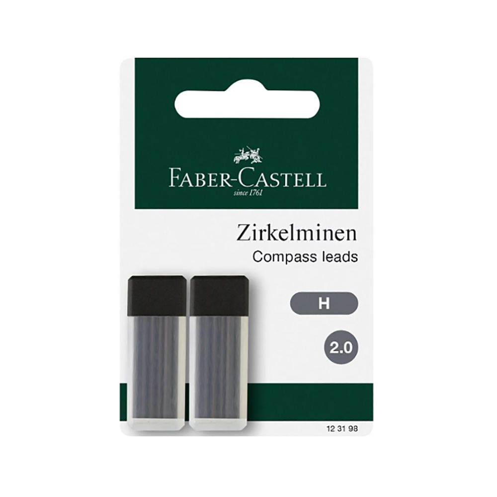 Faber Castell Compass Leads 2.0mm H 123198