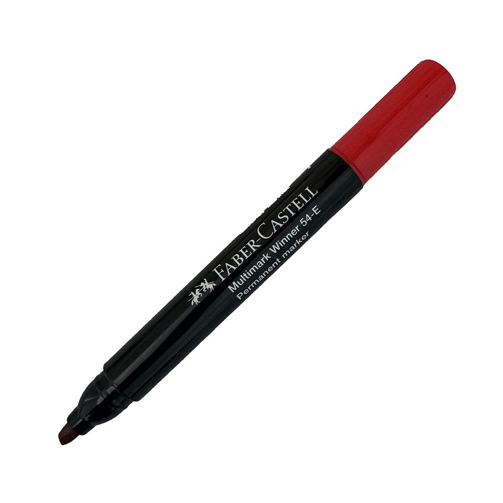 Faber Castell Multi Mark Permenant Marker 54E Red 153121