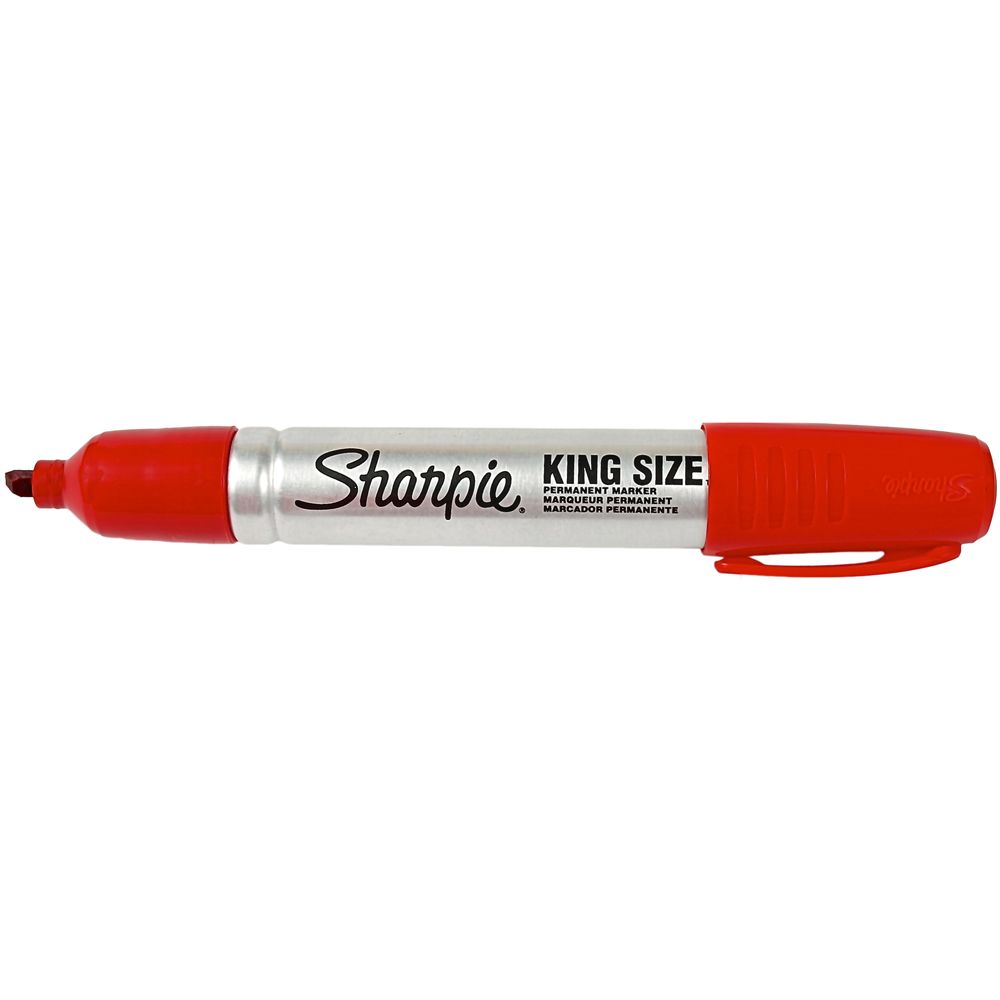 Sanford Sharpie Marker Permanent King Size Red       15002