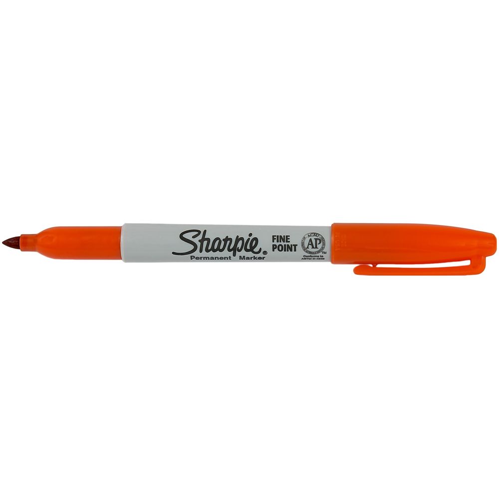Sanford Sharpie Marker Permanent Fine Orange   30006/30036