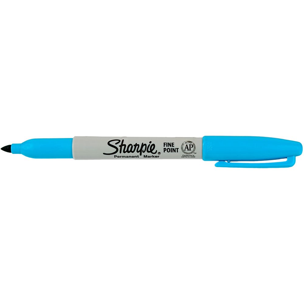 Sanford Sharpie Marker Permanent Fine Turquoise       37133
