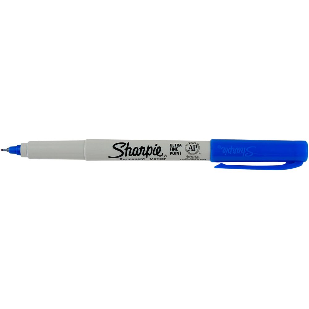 Sanford Sharpie Marker Permanent Ultra-Fine Blue       37003