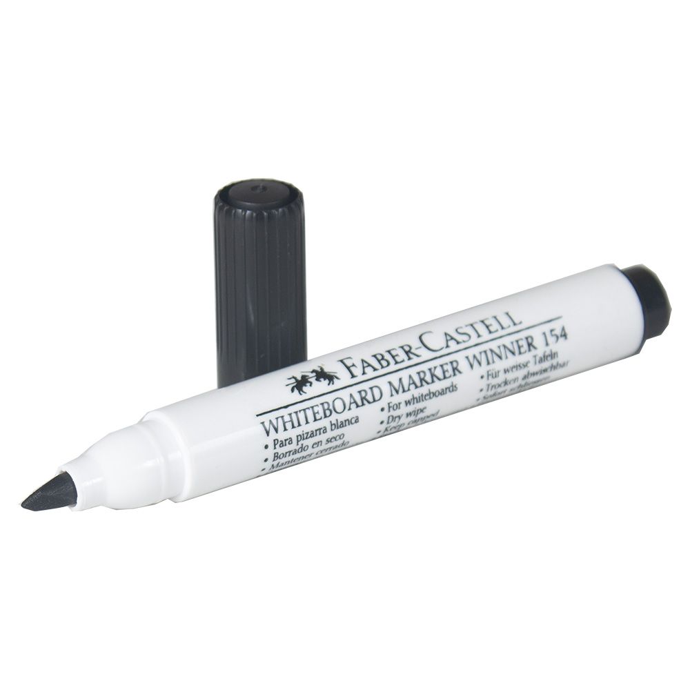 Faber Castell Winner White Board Marker 154 Black  355499
