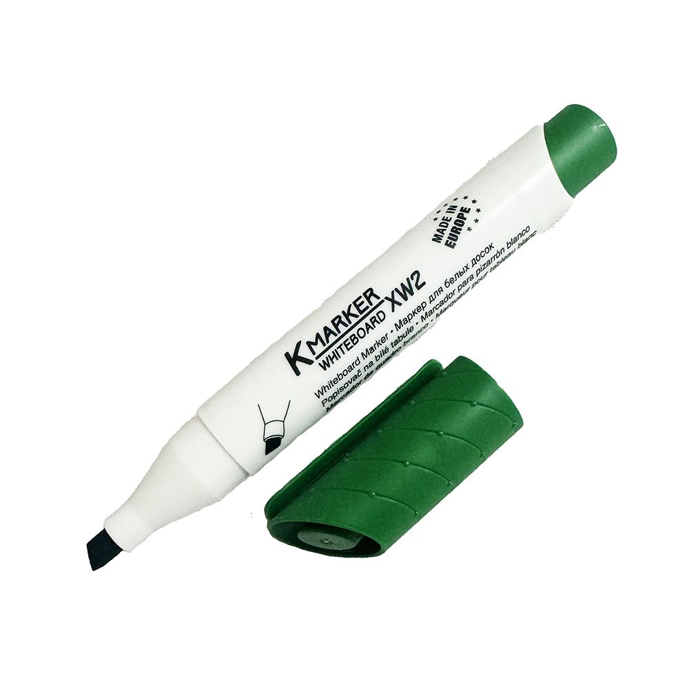Kores Whiteboard Marker XW2 Green Chisel Tip 20855