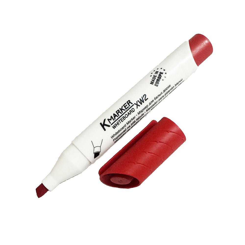 Kores Whiteboard Marker XW2 Red Chisel Tip 20857