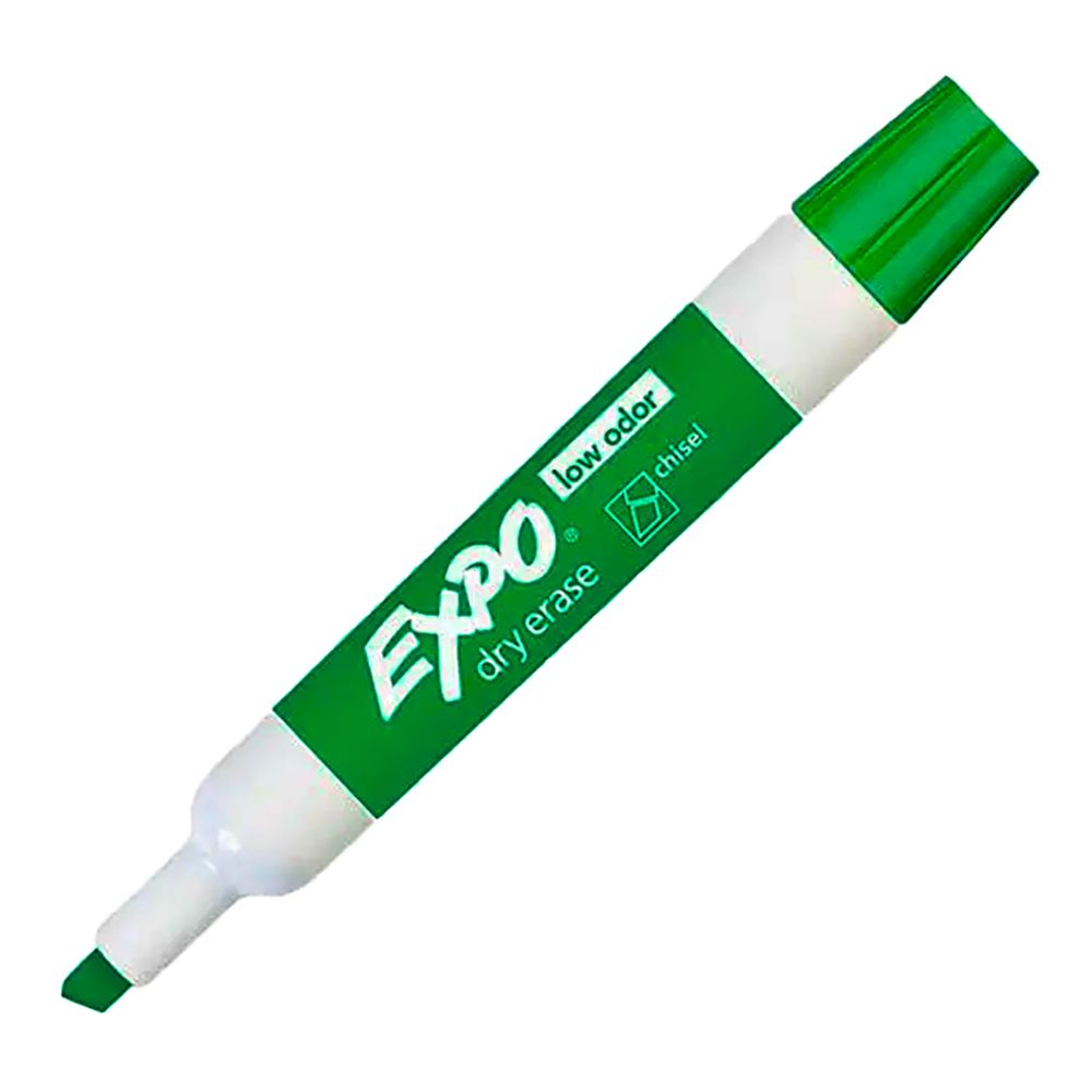 Sanford Expo WhiteBoard Marker Green Chisel Tip  2217402