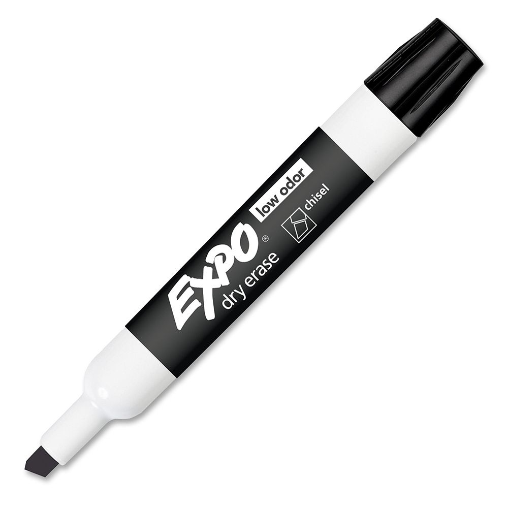 Sanford Expo WhiteBoard Marker Black Chisel Tip  2217403