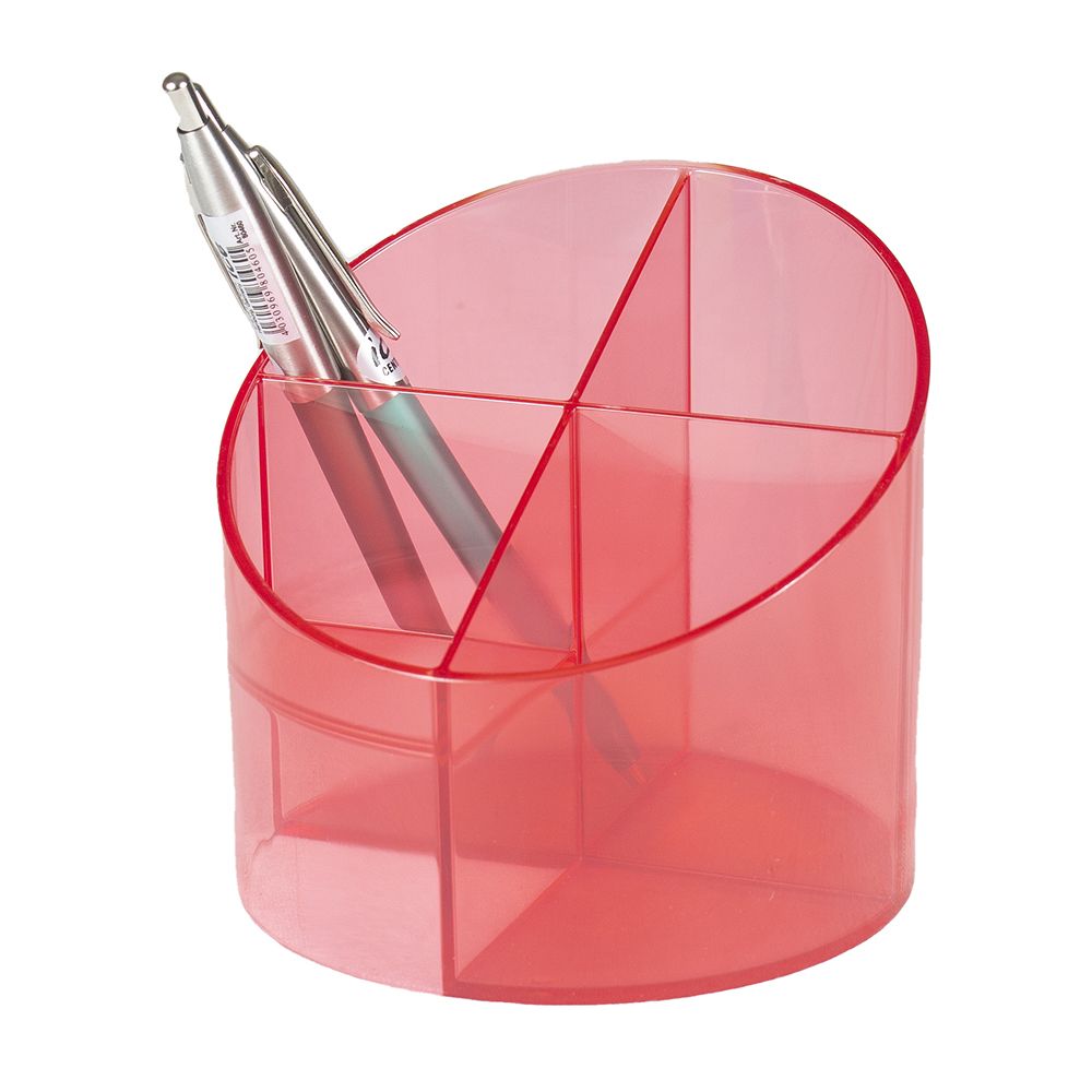 Helit Desk Organiser  Plastic  Red   H6390220