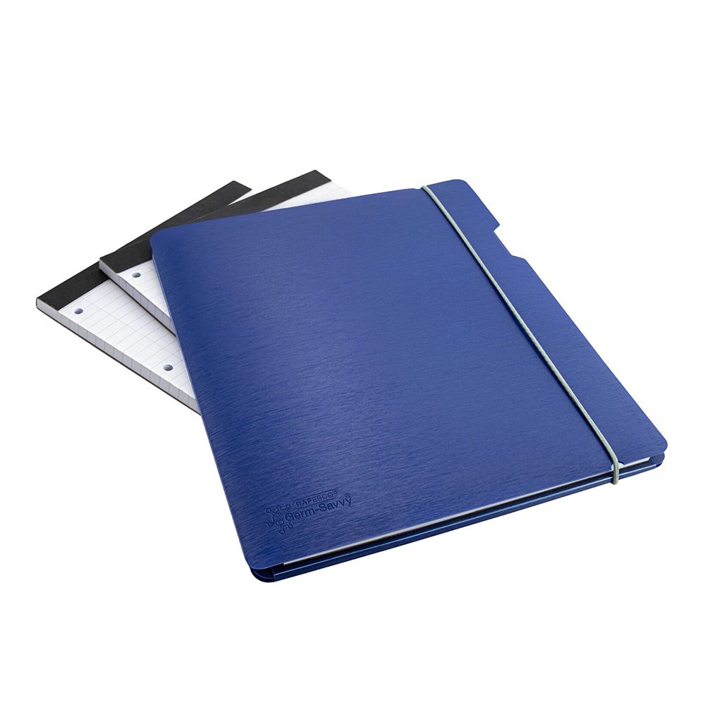 Rapesco Desk Pad Holder A4 Blue with 3 Refills    1685