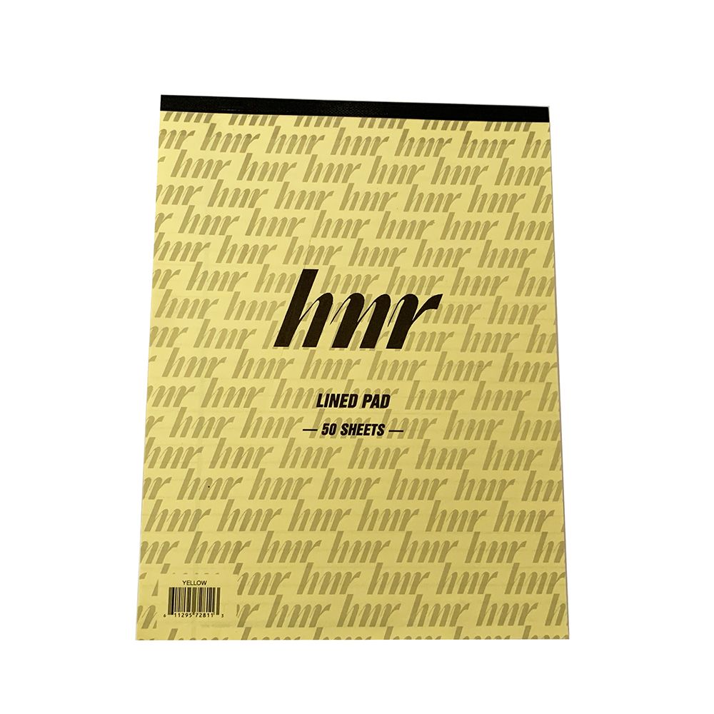 HNR  Ruled Pad Letter Size  Yellow  (50 sheets)