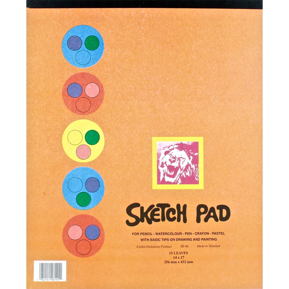 John Dickinson Sketch Pad   14x17 15 Sht   JD46