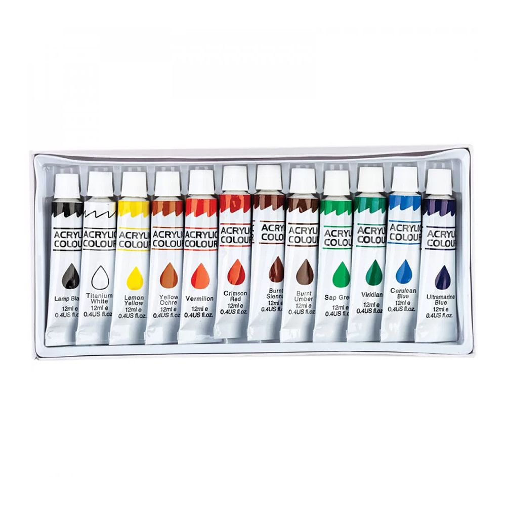 Centrum Acrylic Paint 12ml (Set/12)   83561