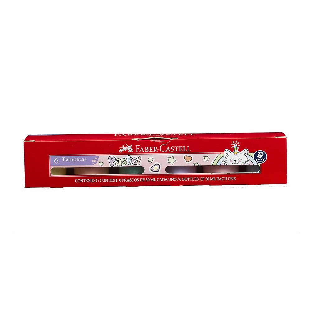 New- Gouache Paint Pastel 6color 30ml 164001