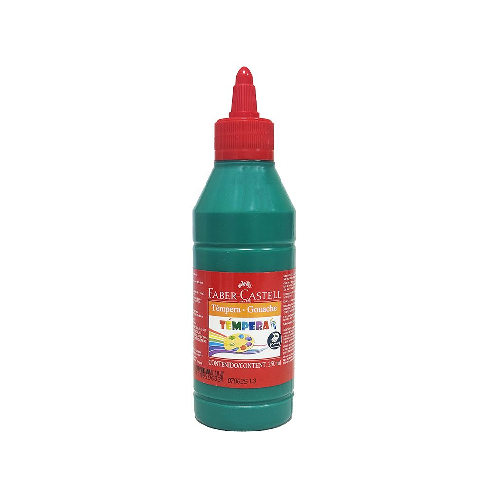 Faber Castell Gouache Green Tempera Paint 250ml  164163