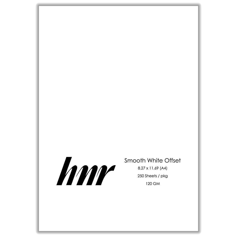 HNR  Offset Paper Smooth  White A4        120gsm ea-pk/250