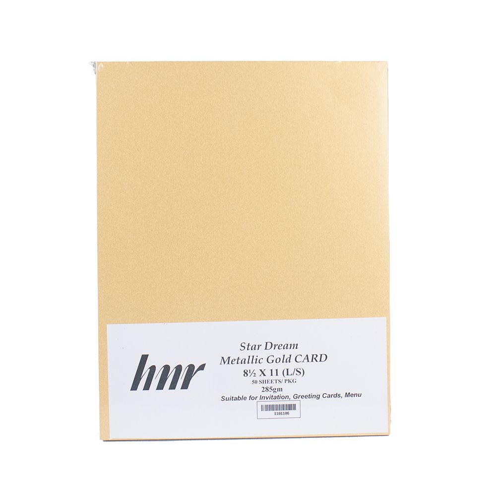 HNR Star Dream Metallic Gold Card  L/S 285 Gm