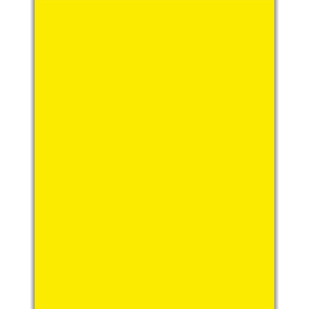 HNR Cover Stock Paper  8 1/2 x 11 Letter Size Canary  180gsm ea-pk/50 1100058