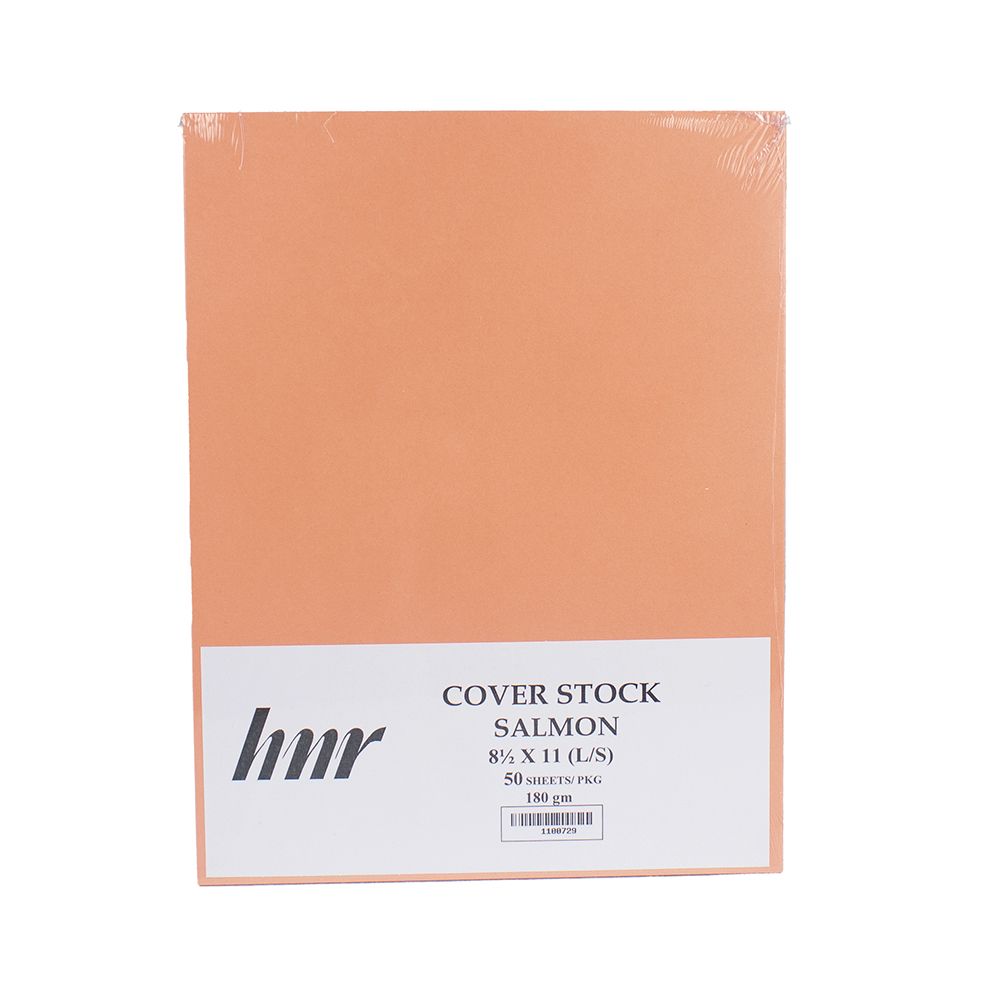HNR Cover Stock 8.5 in x11 in  (Letter Size) Salmon 180gm 1100729