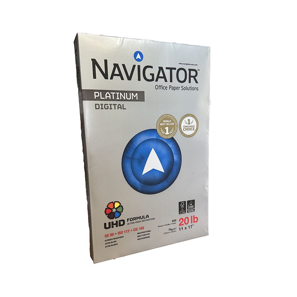 Navigator Photocopy Paper 75gsm 11 x 17 Platinum White (ea-rm)