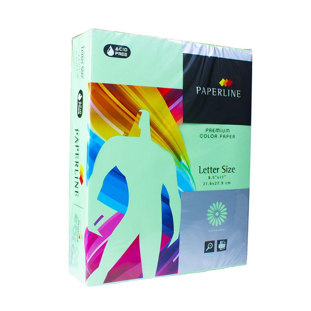 Paperline Photocopy Paper Letter Size 80gsm  Green