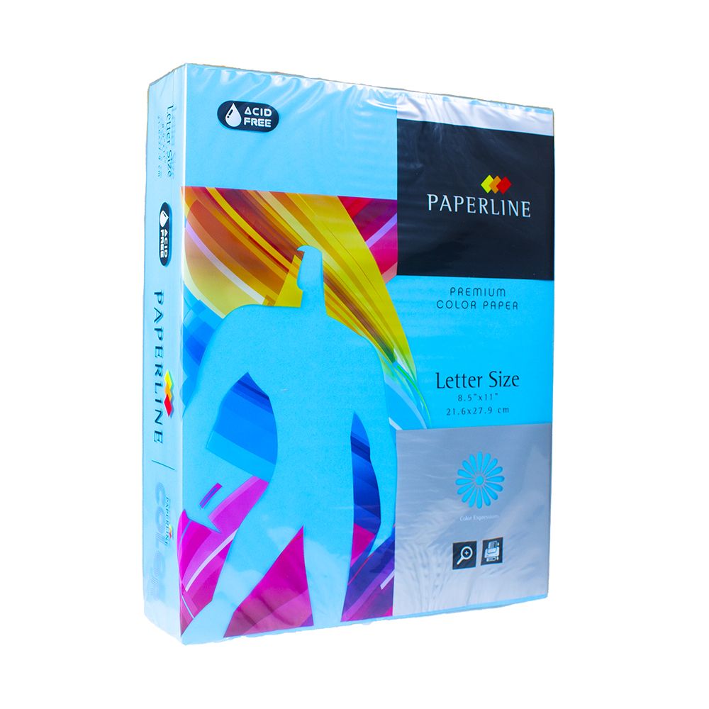 Paperline Photocopy Paper Letter Size 80gsm  Turquoise