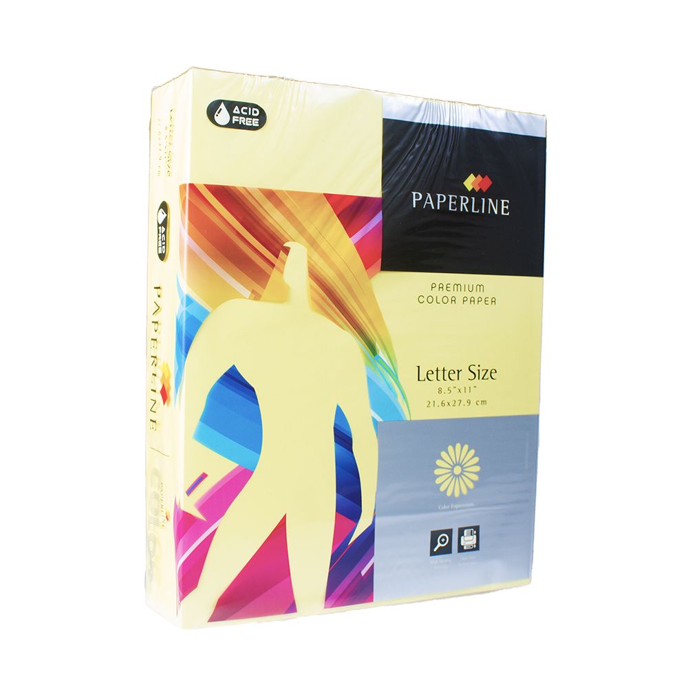 Paperline Photocopy Paper Letter Size 80gsm  Yellow