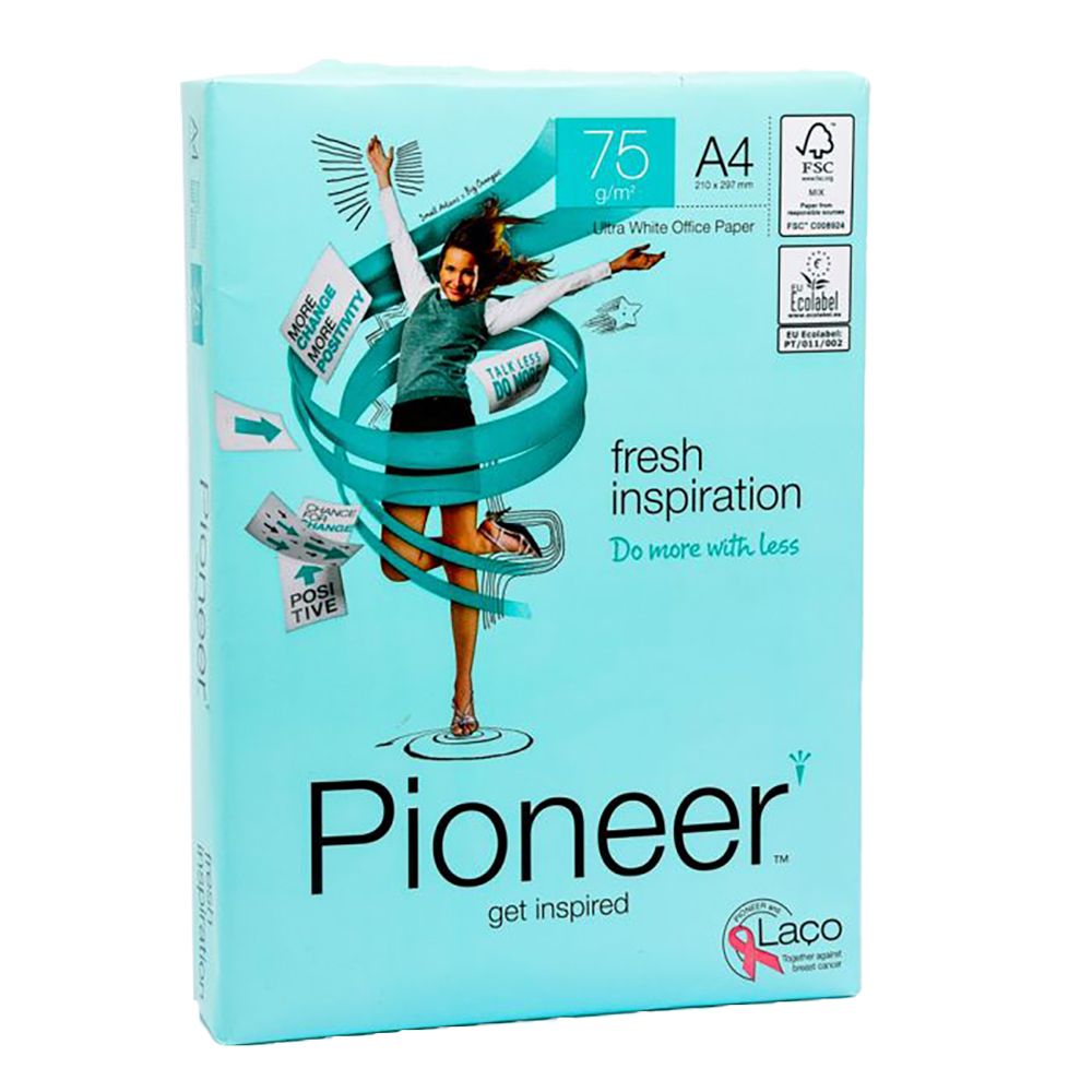 Pioneer Photocopy Paper A4 75gsm  White (ea-rm)