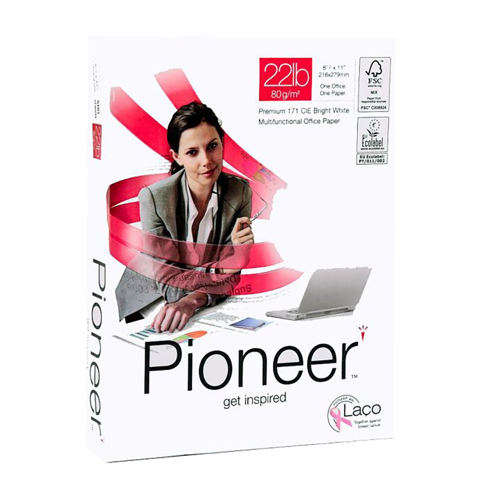 Pioneer Photocopy Paper 8 1/2 x 11 Letter Size 80gsm White (ea-rm)