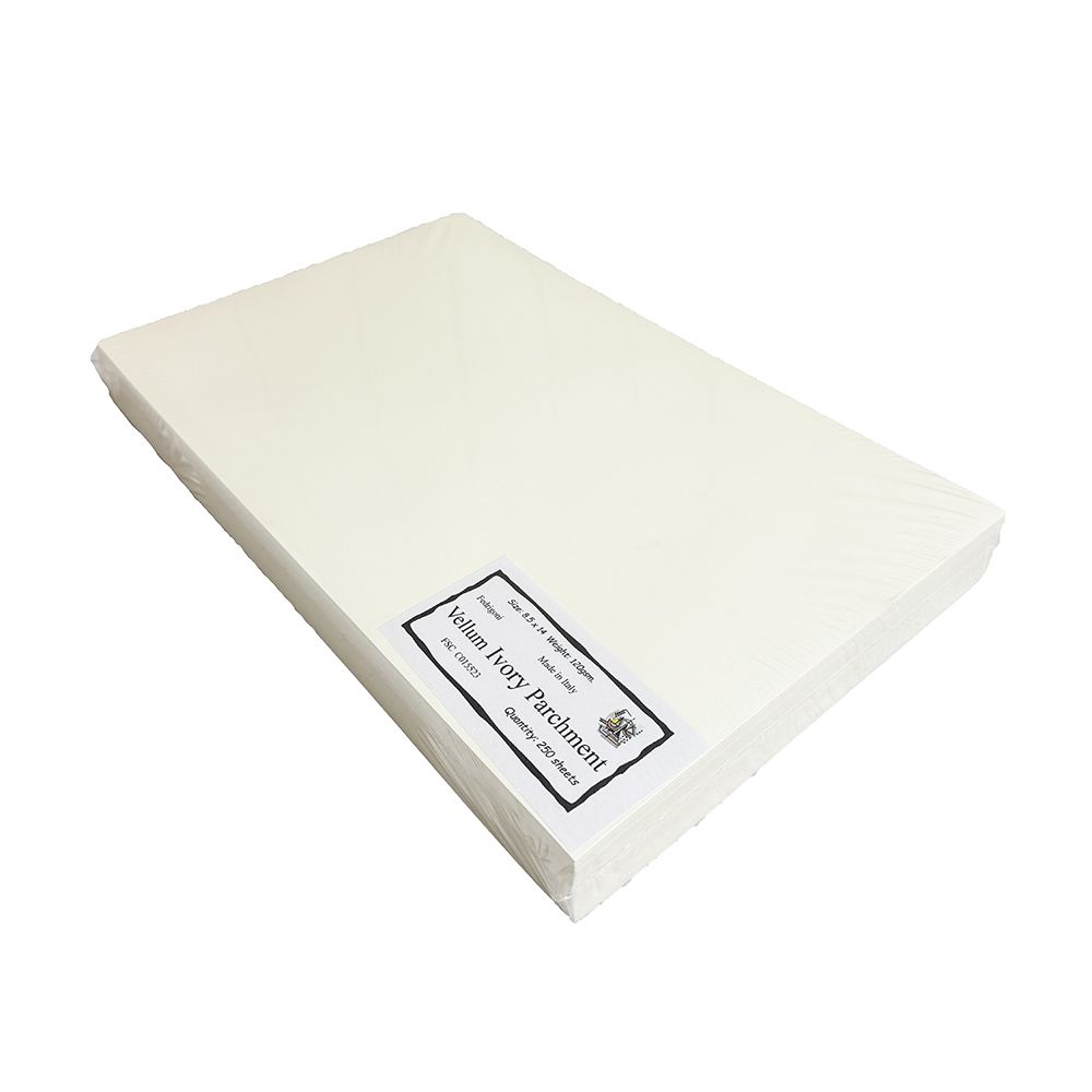 Vellum Ivory Parchment Paper 120gm FC (8 1/2 x 14)
