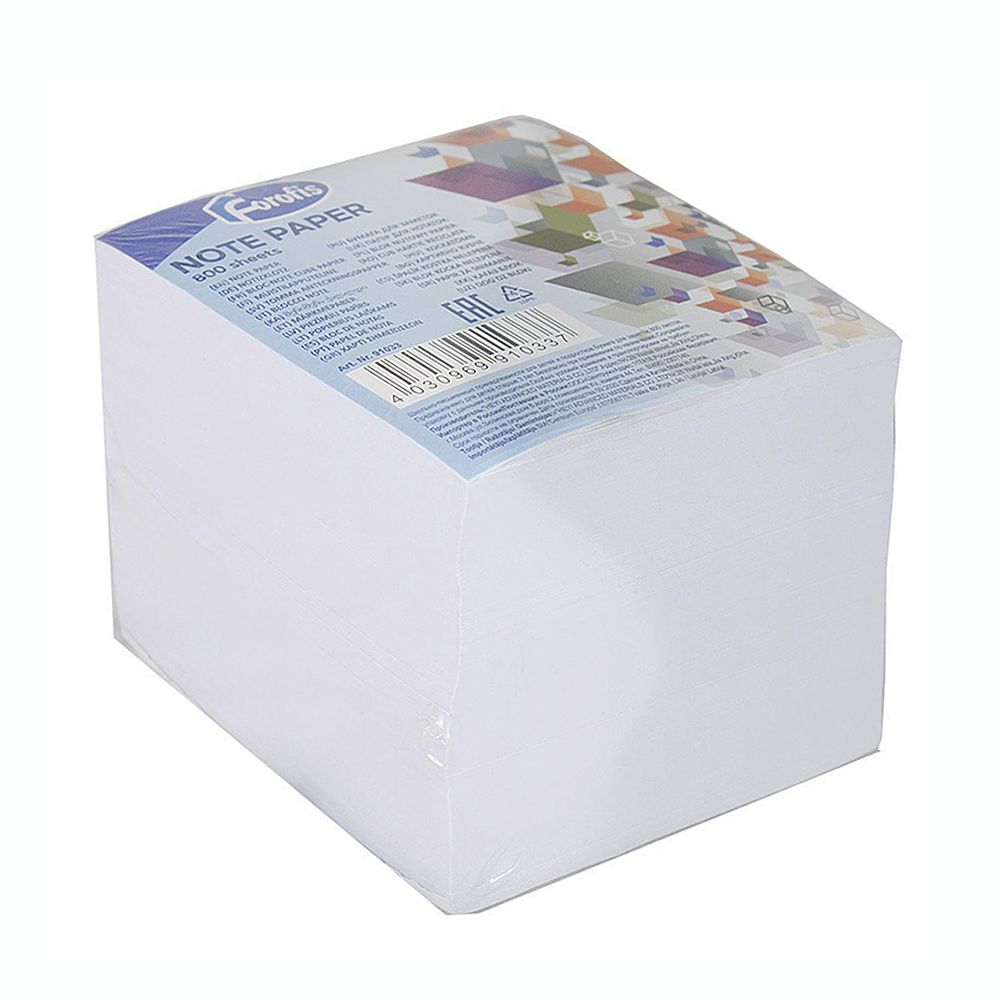 Forofis Refill for Cube Paper Note Holder  White 800shts 91033