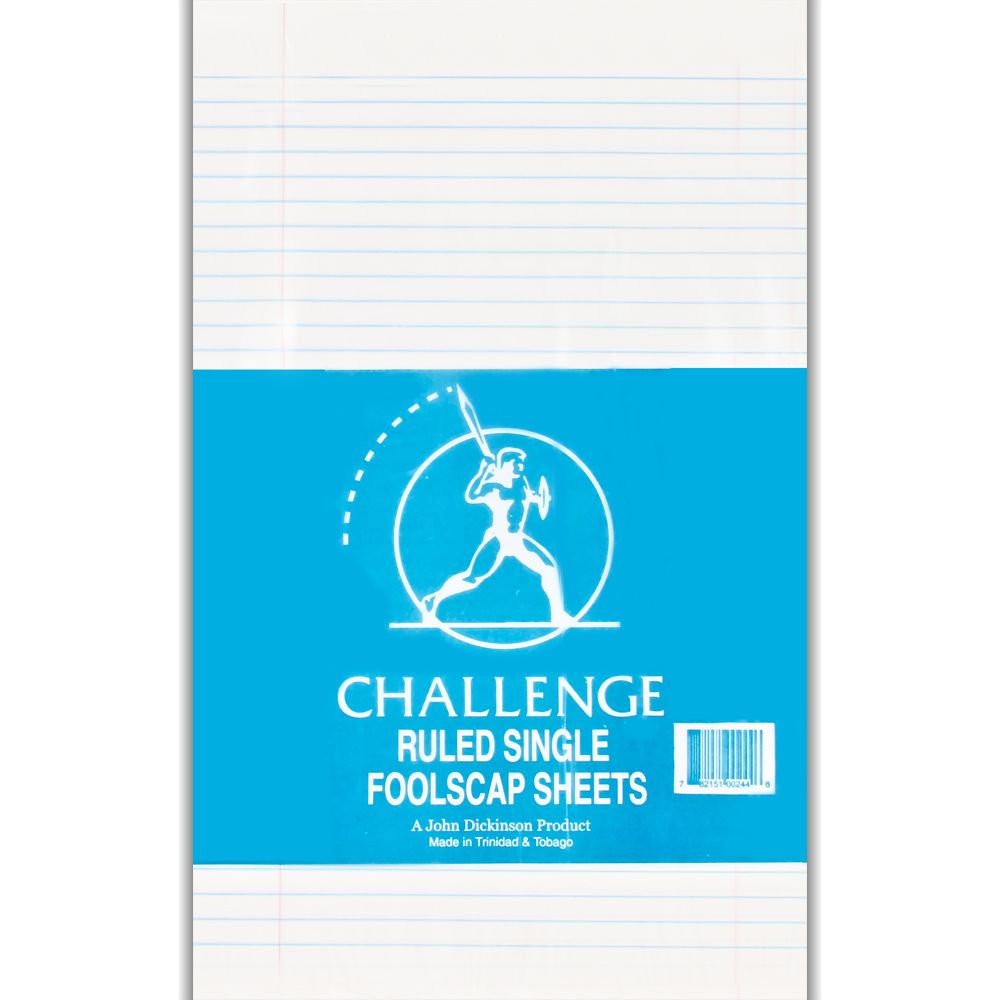 Trinpad/Scholar Single Ruled Paper Legal ea-pk/480shts