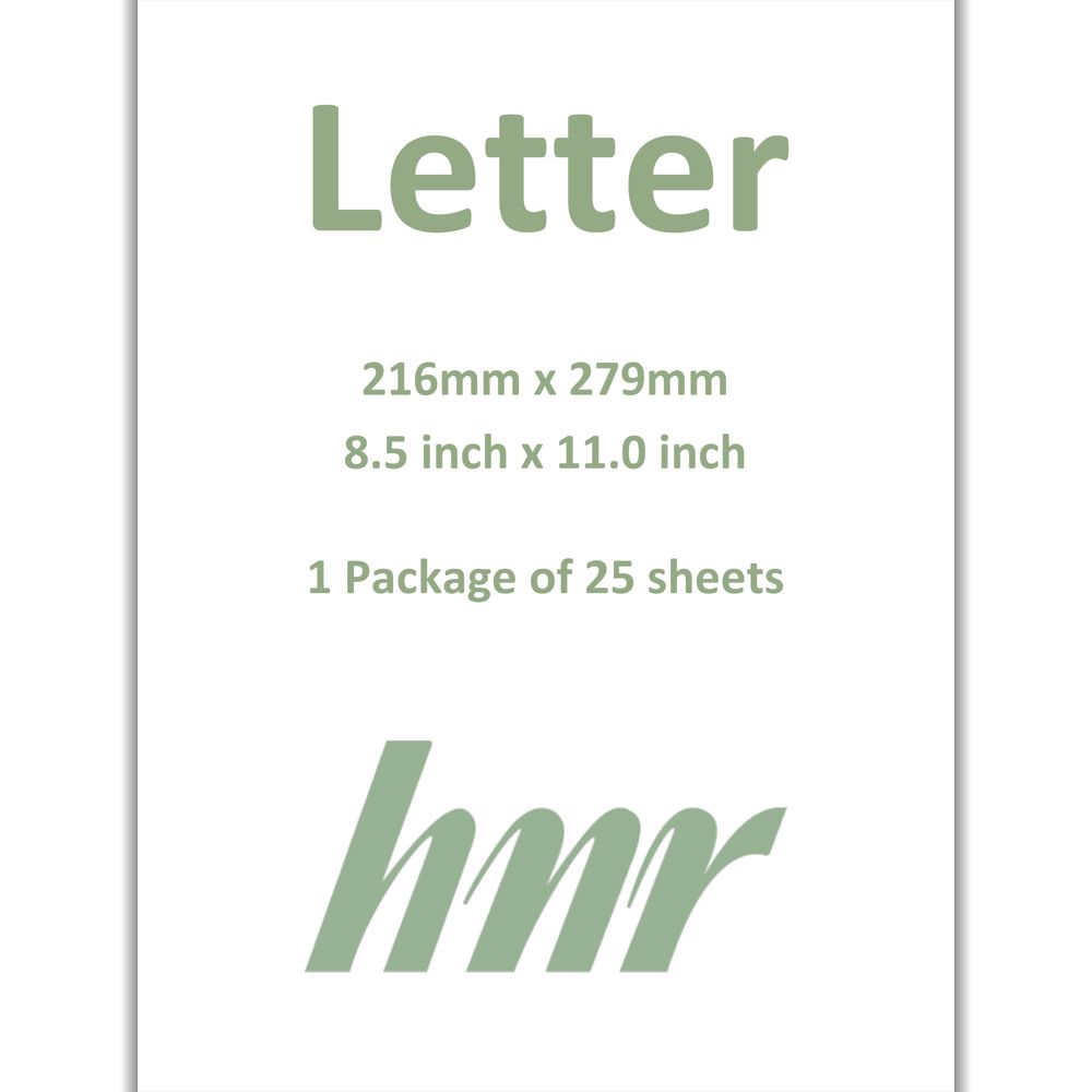 Photocopy Paper  Letter Size ea-pk/25