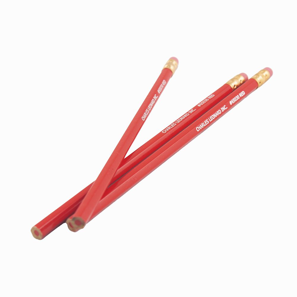 CLi Checking Pencil  Red with Eraser  65030 (ea pencil)