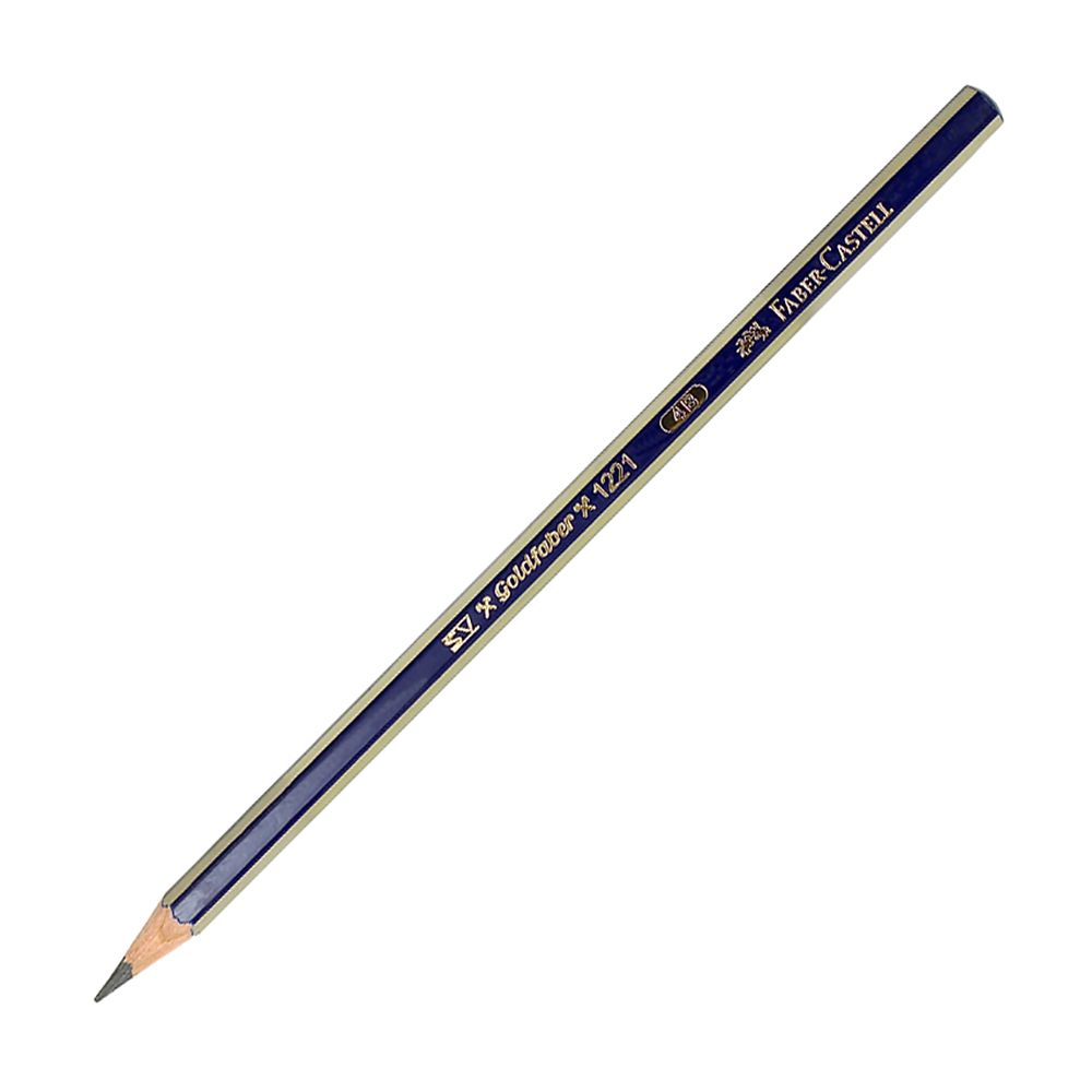 Faber Castell Pencil 4B  Goldfaber  1221-4B   112504
