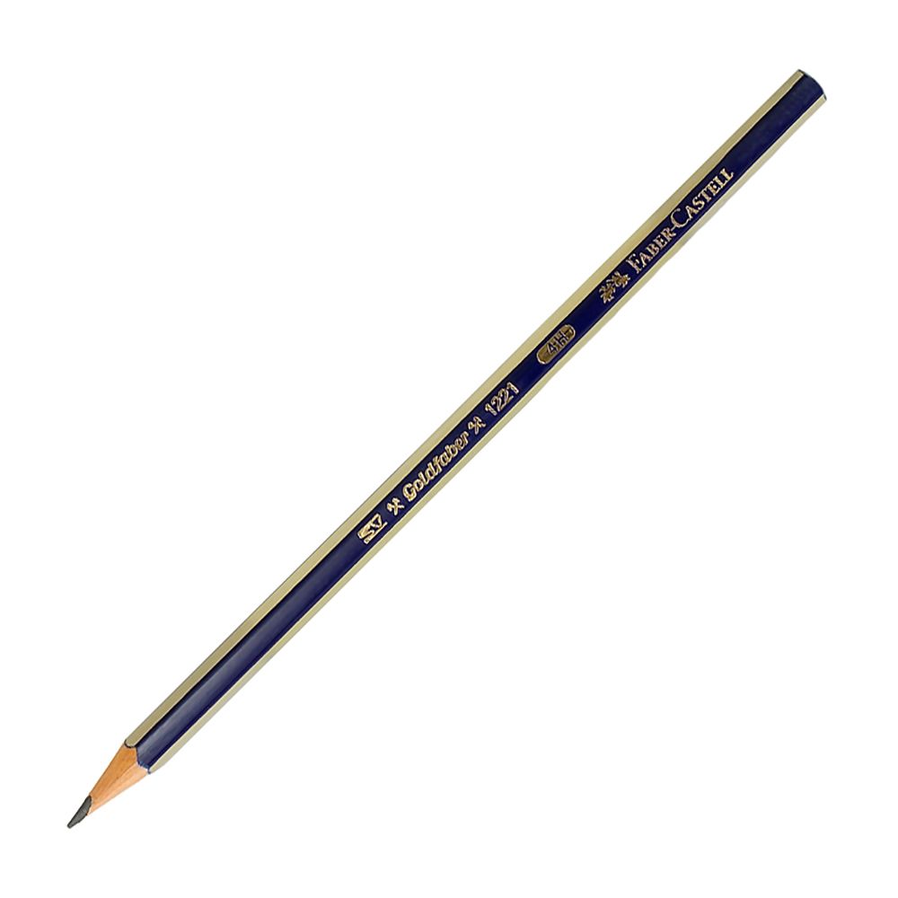 Faber Castell Pencil 4H  Goldfaber  1221-4H   112514