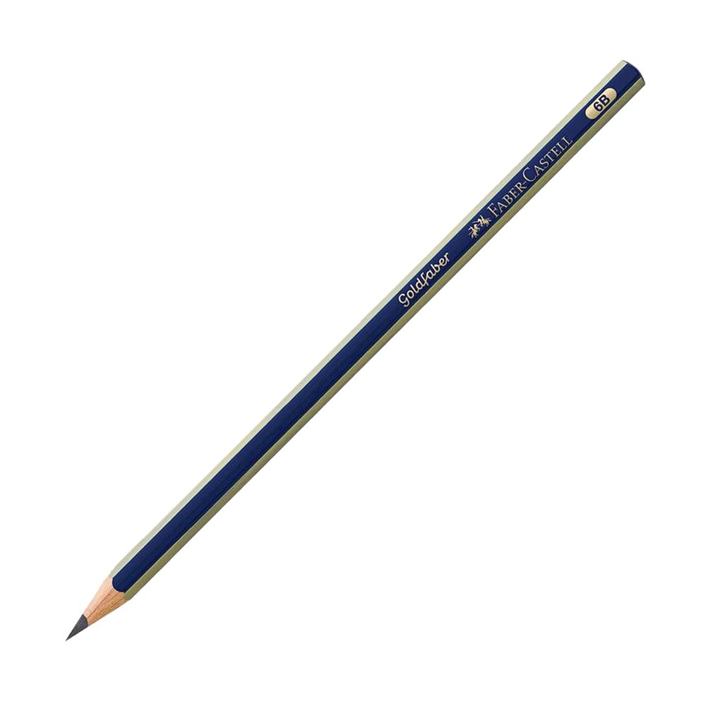 Faber Castell Pencil 6B  Goldfaber  1221-6B   112506