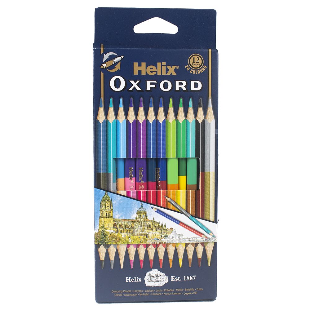 Oxford Colouring Pencils 7 inch Duo ends    829223