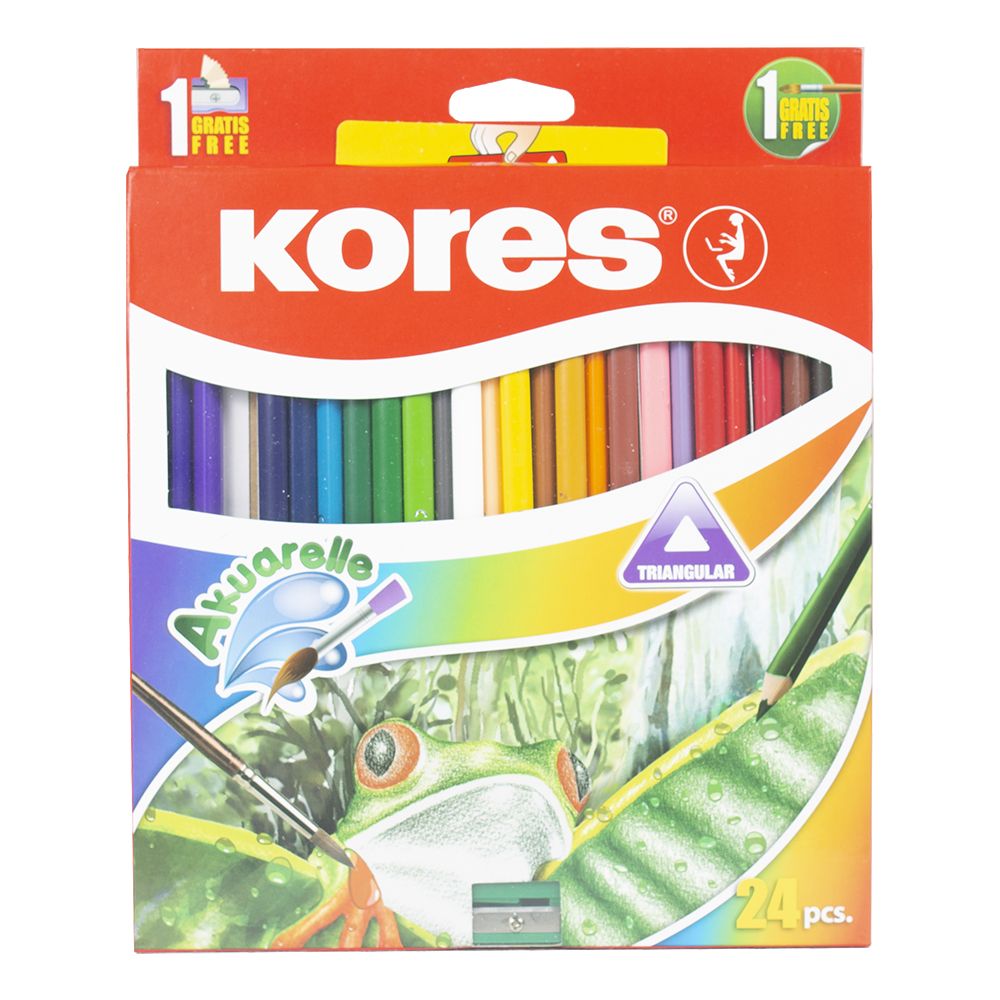 Kores Watercolor Pencil Set of 24       93824