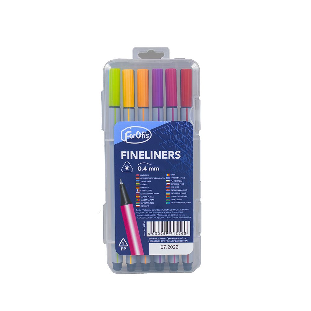 FOROFIS Fineliner Gel Pen Set of 12 Colours 91256