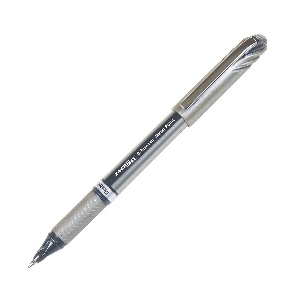 Pentel EnerGel Metal Tip Liquid Gel Pen Black 0.7mm BL27-A 06495