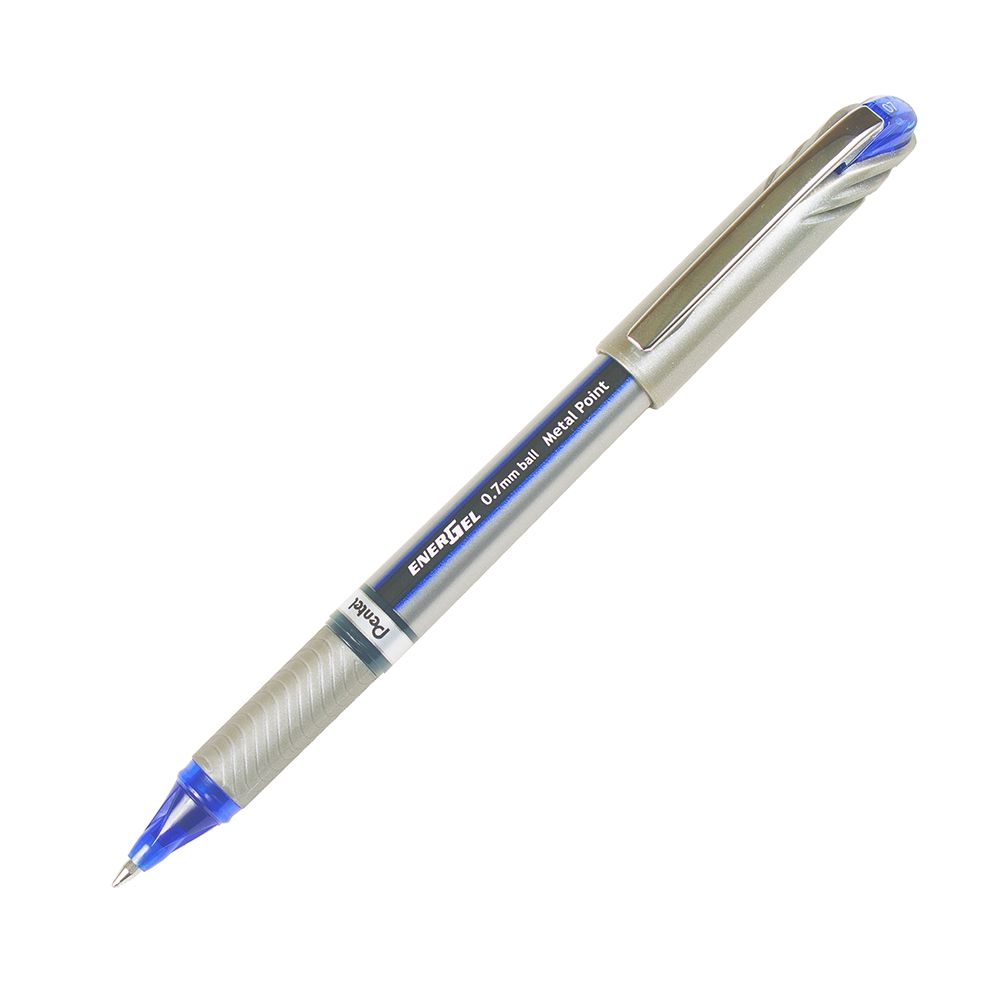 Pentel EnerGel Metal Tip Liquid Gel Pen Blue BL27-C