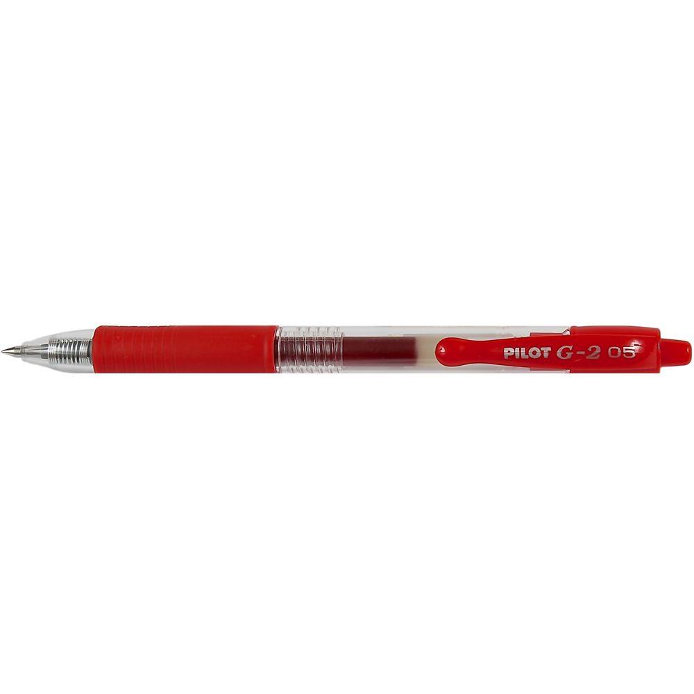 Pilot Rolling Ball Gel Pen G2-5 Retractable Xtra Fine Red  31004