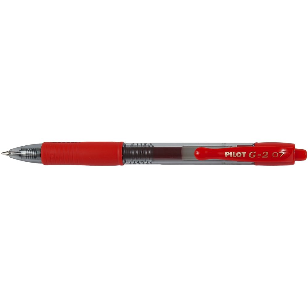 Pilot Rolling Ball Gel Pen G2-7 Retractable Fine Red 31022/31172
