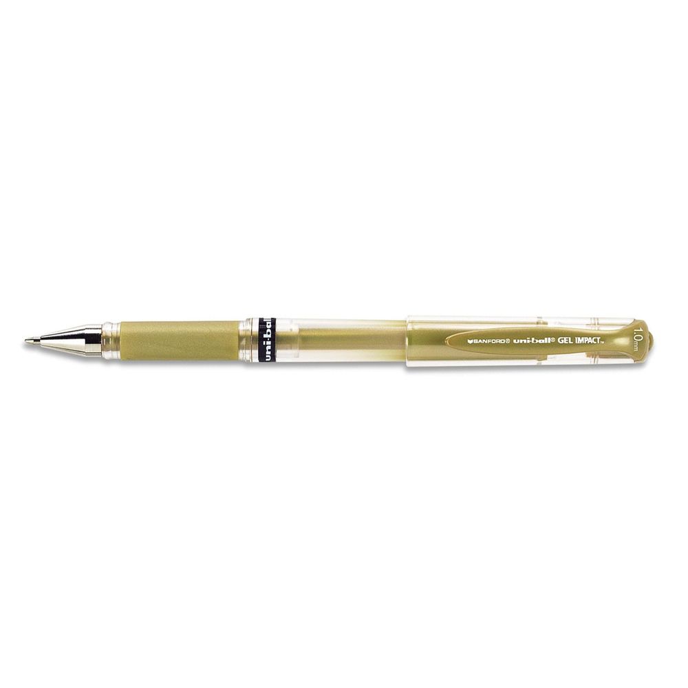Sanford Uni-ball Gel Impact Pen 1.1 mm Metallic Gold    60767
