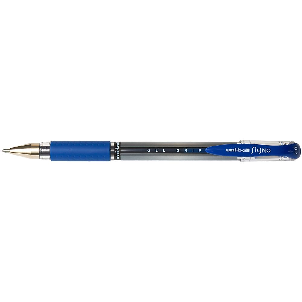 Sanford Signo Uni-Ball Gel Grip Pen  Medium 0.7mm Blue       65451
