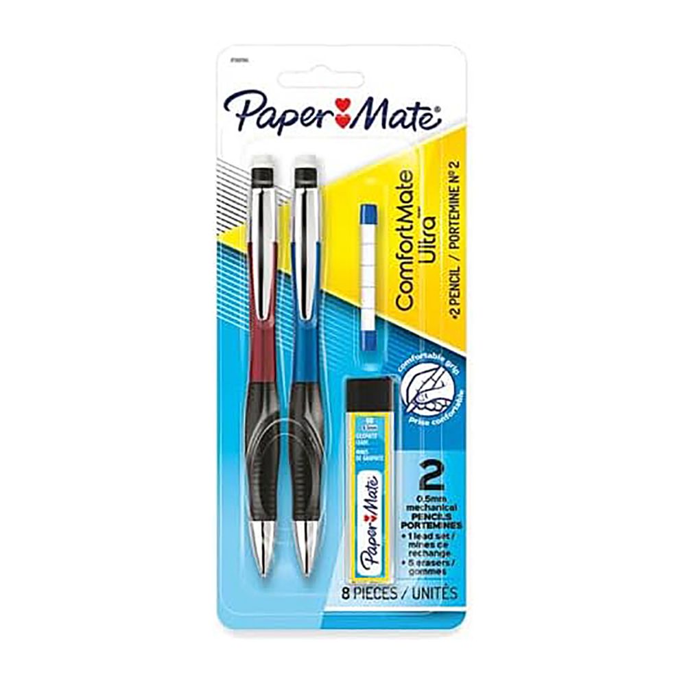 PaperMate Comfort Mate Ultra Mechanical Pencil with eraser & Lead  0.5mm 1738795